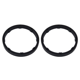2 PCS 6.5 inch Car Auto ABS  Loudspeaker Base Protection Solid Cover Holder Mat, Inner Diameter: 14.5cm, Universal 6.5 inch