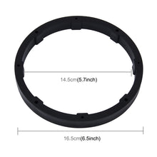 Load image into Gallery viewer, 2 PCS 6.5 inch Car Auto ABS  Loudspeaker Base Protection Solid Cover Holder Mat, Inner Diameter: 14.5cm, Universal 6.5 inch