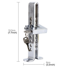 Load image into Gallery viewer, Car Auto Stainless Steel  Anti-theft Clutch Lock Car Brake Safety Lock Tool Accelerator Pedal Lock with Keys Suitable for Clutch Height Under 19.5cm, Clutch Height Under 19.5cm