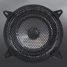 Load image into Gallery viewer, 8 inch Car Auto Metal Mesh Black Round Hole Subwoofer Loudspeaker Protective Cover Mask Kit with Fixed Holder, 8 Inch