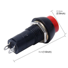 Load image into Gallery viewer, Car Auto Universal DIY 2 Pin Round Cap OFF- ON Push Button, Long