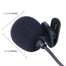 Load image into Gallery viewer, Car Audio Microphone 3.5mm Jack TS Plug Mono Mic Mini Wired External Clip Microphone Player for Auto DVD Radio, Cable Length: 2.0m, Clip