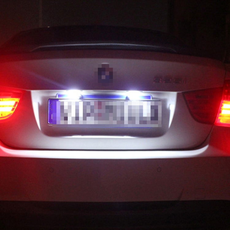 2 PCS License Plate Light with 24 SMD-3528 Lamps for Audi, For Audi with 24 SMD-3528 Lamps
