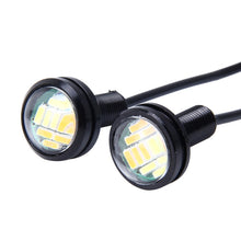Load image into Gallery viewer, 2 PCS 2W Car Auto Eagle Eyes Fog Light Turn Light with 12 SMD-4014 LED Lamps, DC 12V Cable Length: 55cm, SMD-4014, Eagle Eye Light  12V/2W