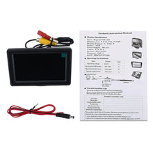 Load image into Gallery viewer, Universal 4.3 inch Car High Definition Monitor with Adjustable Angle Holder, Support Reverse Automatic Screen Function, 4.3 inch
