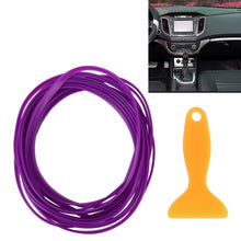Load image into Gallery viewer, 5m Flexible Trim For DIY Automobile Car Interior Moulding Trim Decorative Line Strip with Film Scraper