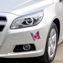 Load image into Gallery viewer, 7 PCS Butterfly Shape Plastic Car Free Sticker, Butterfly