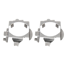 1 Pair H7 LED Headlight Bulb Retainers Holder Adapter for Volkswagen Touareg SAAB Mercedes Benz B Class ML, For VW/Benz B Class