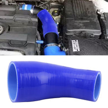 Load image into Gallery viewer, Universal 83-89mm 45 Degrees Car Constant Diameter Silicone Tube Elbow Air Intake Tube Silicone Intake Connection Tube Special Turbocharger Silicone Tube, ID: 83-89mm