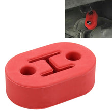 Load image into Gallery viewer, Universal Car Two Holes Adjustable Rubber Mounting Bracket Exhaust Tube Hanging Rubber Tube Car Exhaust Pipe Hanging Shackle Hanging Exhaust Hanging From Ear, 2 Holes (Blue), 2 Holes (Red), 2 Holes (Yellow), 2 Holes (Black)