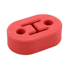 Load image into Gallery viewer, Universal Car Two Holes Adjustable Rubber Mounting Bracket Exhaust Tube Hanging Rubber Tube Car Exhaust Pipe Hanging Shackle Hanging Exhaust Hanging From Ear, 2 Holes (Blue), 2 Holes (Red), 2 Holes (Yellow), 2 Holes (Black)