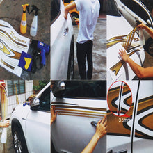 Load image into Gallery viewer, 3 PCS SUV Body Decorative Strip Brand Car Streamline Shining Sticker For Honda CRV Nissarl X-Trail/Qashqai/Murano series, Strip Brand Car Streamline Shining Sticker