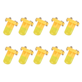 10 PCS 2W T3 Wedge Instrument Panel LED Light Dashboard Gauge Cluster Indicator Lamp Bulb, 2W T3, T3