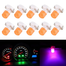 Load image into Gallery viewer, 10 PCS 2W T3 Wedge Instrument Panel LED Light Dashboard Gauge Cluster Indicator Lamp Bulb, 2W T3, T3