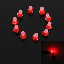 Load image into Gallery viewer, 10 PCS 2W T3 Wedge Instrument Panel LED Light Dashboard Gauge Cluster Indicator Lamp Bulb, 2W T3, T3