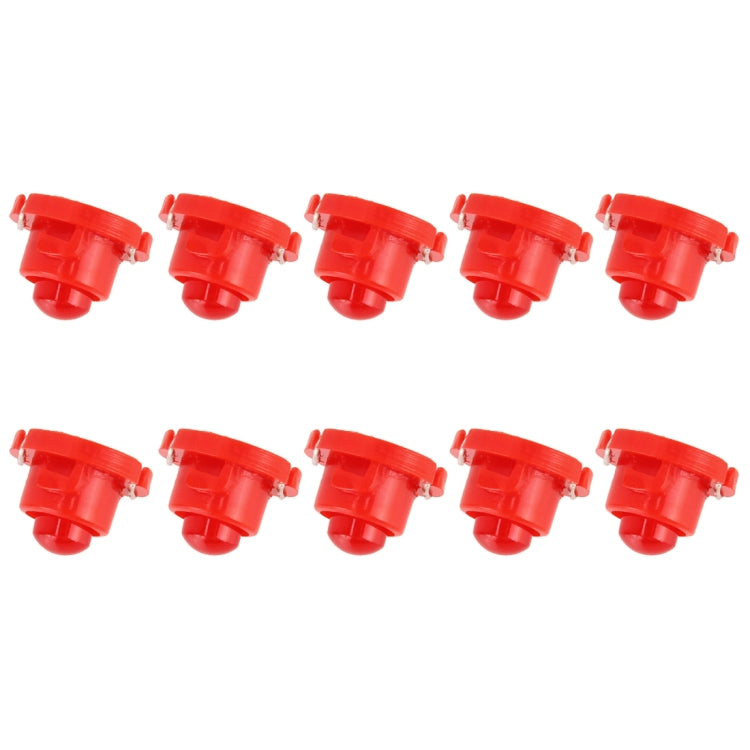 10PCS 2W T4.7 Wedge Instrument Panel LED Light Dashboard Gauge Cluster Indicator Lamp Bulb, 2W T4.7, 2W  T4.7