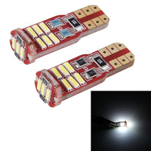 Load image into Gallery viewer, 2PCS T10 2W 100LM 6000K 12 SMD-4014 LEDs Car Clearance Lights Lamp, DC 12V, 12 SMD-4014 LEDs