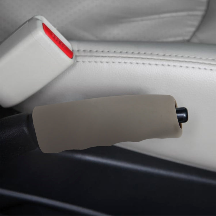 Rubber Car Hand Brake Cover Shift Knob Gear Stick Cushion Cover Car Accessory Interior Decoration Pad, Hand Brake CoveRed), Hand Brake Cove(Black), Hand Brake Cove(Grey), Hand Brake Cove(Khaki), Hand Brake Cove(Blue)
