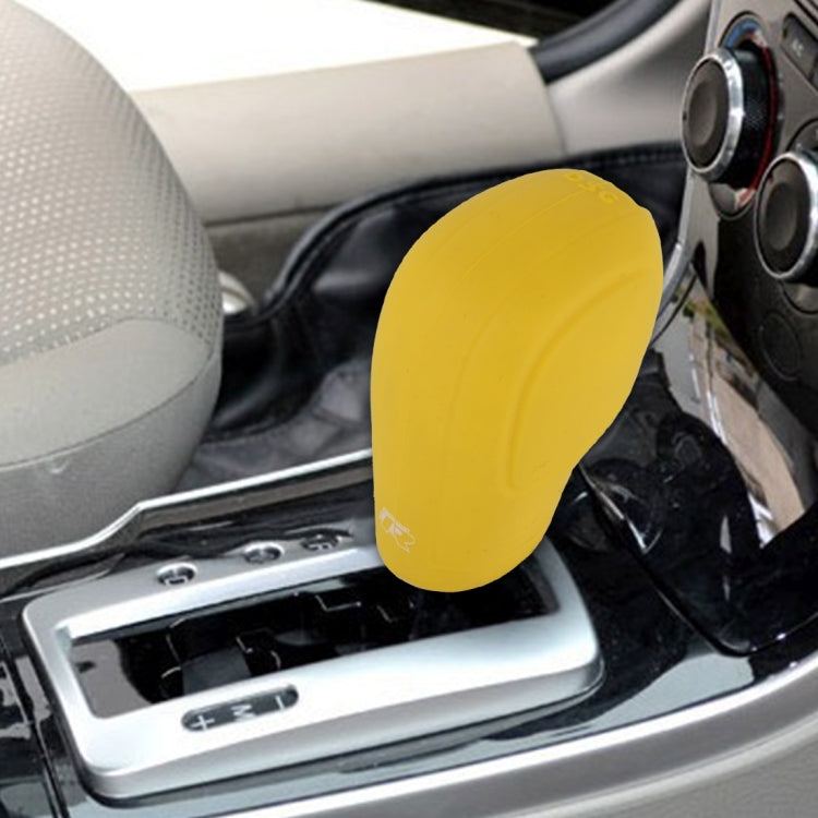 Rubber Car Hand Brake Head Cover Shift Knob Gear Stick Cushion Cover Car Accessory Interior Decoration Pad, Shift Knob  Cover(Purple), Shift Knob  Cover(Yellow), Shift Knob  Cover(Black), Shift Knob  Cover(Grey), Shift Knob  Cover(Khaki)               ...