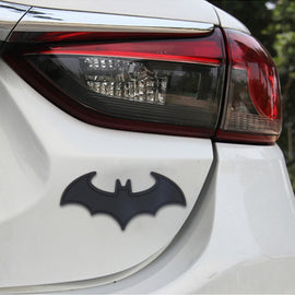 Bat Shape Shining Metal Car Free Sticker, Bat, Shining Bat, Bat Flying