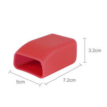 Load image into Gallery viewer, Safe Rubber Car Seat Belt Clips Locking Buckles Protective Cover, Red, Yellow, Black, Orange, Green, Blue