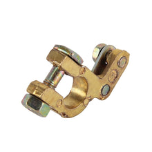 Load image into Gallery viewer, 2 PCS Brass Positive and Negative Car Battery Connectors Terminals Clamps Clips, Inner Diameter: 1.2cm, 1.2cm