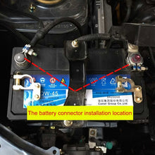 Load image into Gallery viewer, 2 PCS Brass Positive and Negative Car Battery Connectors Terminals Clamps Clips, Inner Diameter: 1.2cm, 1.2cm