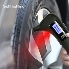 Load image into Gallery viewer, 9 in 1 Digital Tire Pressure Gauge Multi-function Safety Hammer with Swiss Style Army Knife, Flashlight and Red Safety Light, Outdoor Tool Kit, 9 in 1