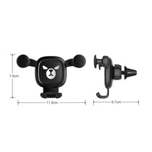 Load image into Gallery viewer, Big Eyes Pattern Gravity Cartoon Air Vent Car Mount Phone Holder, Big Eyes(Black), Big Eyes(Silver)