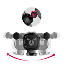 Load image into Gallery viewer, Big Eyes Pattern Gravity Cartoon Air Vent Car Mount Phone Holder, Big Eyes(Black), Big Eyes(Silver)