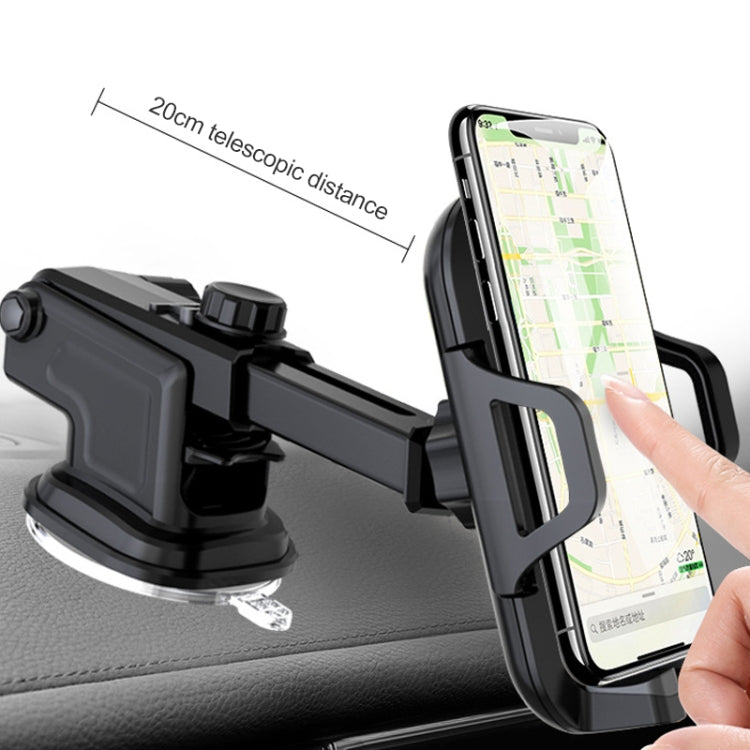 Multi-function Vehicle Navigation Frame Suction Cup Car Mount Phone Holder, Suction Cup Mount Phone Holder (Black), Suction Cup  Mount Phone Holder (Blue)
