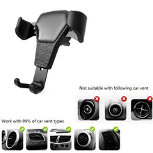 Load image into Gallery viewer, Litchi Texture Gravity Car Mount Phone Holder, Litchi Texture(Black), Litchi Texture(White)