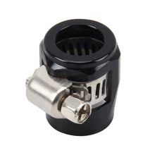 Load image into Gallery viewer, AN6 Car Performance Aluminum Accessories Adapter Nitrite Hose Finisher Adapter Nylon Braided Hose Clamp Black Finish, AN6