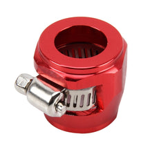 Load image into Gallery viewer, AN10 Car Performance Aluminum Accessories Adapter Nitrite Hose Finisher Adapter Nylon Braided Hose Clamp Red Finish, Random Color Delivery, AN10