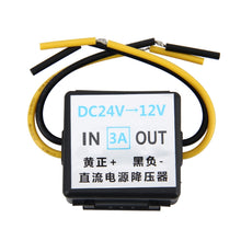 Load image into Gallery viewer, DC 24V to 12V Car Power Step-down Transformer, Rated Output Current: 3A, 3A Car Power Step-down Transformer