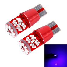 Load image into Gallery viewer, 2 PCS T10 5W 27 SMD-3014 LEDs Car Clearance Light Lamp, DC 12V, 27 SMD-3014 LEDs, T10+5W Blue Light