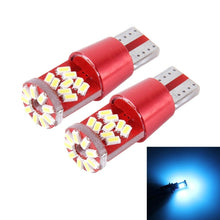 Load image into Gallery viewer, 2 PCS T10 5W 27 SMD-3014 LEDs Car Clearance Light Lamp, DC 12V, 27 SMD-3014 LEDs, T10+5W Blue Light