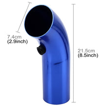Load image into Gallery viewer, Universal  Air Intake Pipe Super Power Flow Air Intakes Short Cold Racing Aluminium Air Intake Pipe Hose with Cone Filter Kit System