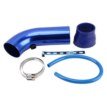 Load image into Gallery viewer, Universal  Air Intake Pipe Super Power Flow Air Intakes Short Cold Racing Aluminium Air Intake Pipe Hose with Cone Filter Kit System
