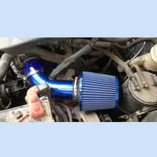 Load image into Gallery viewer, Universal  Air Intake Pipe Super Power Flow Air Intakes Short Cold Racing Aluminium Air Intake Pipe Hose with Cone Filter Kit System