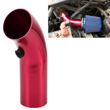 Load image into Gallery viewer, Universal  Air Intake Pipe Super Power Flow Air Intakes Short Cold Racing Aluminium Air Intake Pipe Hose with Cone Filter Kit System