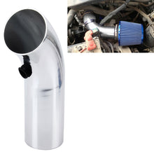 Load image into Gallery viewer, Universal  Air Intake Pipe Super Power Flow Air Intakes Short Cold Racing Aluminium Air Intake Pipe Hose with Cone Filter Kit System