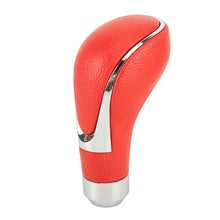 Load image into Gallery viewer, Universal Car PU Leather and Metal Gear Shift Knob Modified Auto Car Transmission Shift Lever Knob, Gear Shift Knob(Red), Shift Knob 2
