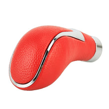 Load image into Gallery viewer, Universal Car PU Leather and Metal Gear Shift Knob Modified Auto Car Transmission Shift Lever Knob, Gear Shift Knob(Red), Shift Knob 2