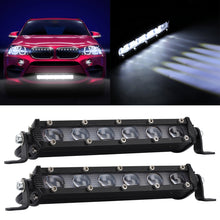 Load image into Gallery viewer, 2 PCS 8 inch 18W 6000K IP67 1800ML Car Boat Marine Work Lights Spotlight LED Bulbs, DC 9-30V, 8 inch