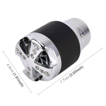 Load image into Gallery viewer, Universal Car Diamond Gear Shift Knob Modified Car Gear Shift Knob Auto Transmission Shift Lever Knob Gear Knobs, Shift Lever Knob Gear Knobs(Silver)
