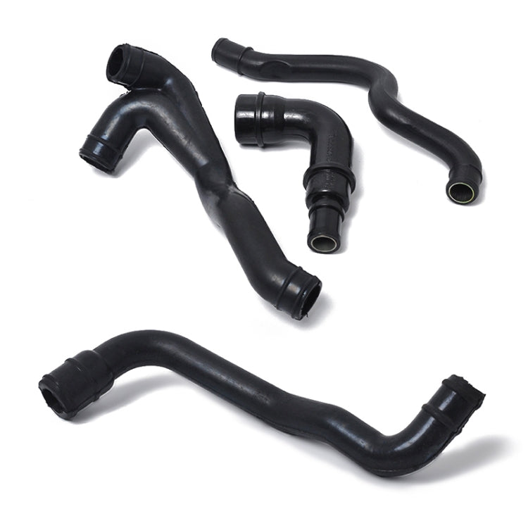 6 PCS Car Engine Crankcase Breather Pipe Hose Tube Kit 06A103213AF 06A103221AH 06A103221AF for Audi / Volkswagen, 6 PCS For Audi / Volkswagen