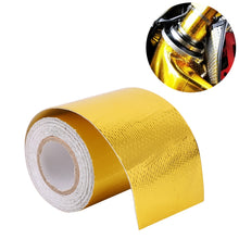 Load image into Gallery viewer, 5m Exhaust Wrap Auto Motor Exhaust Heat Shield Aluminum Foil Paper Heat Resistant Wrap, 5m Heat Resistant Wrap