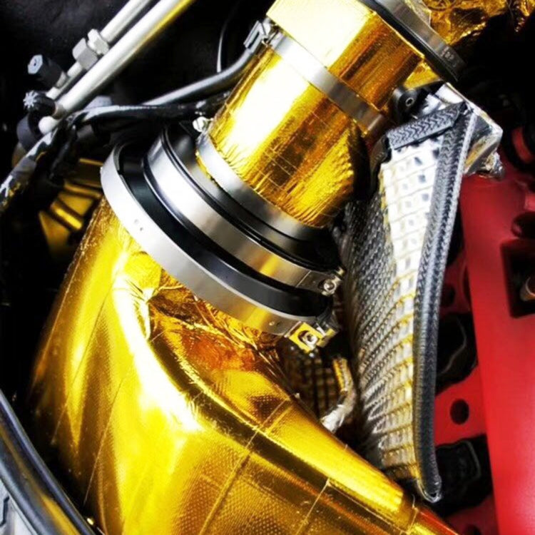 5m Exhaust Wrap Auto Motor Exhaust Heat Shield Aluminum Foil Paper Heat Resistant Wrap, 5m Heat Resistant Wrap