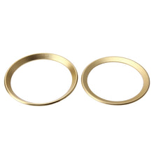 Load image into Gallery viewer, 2 PCS/Set Zinc Alloy Steering Wheel Decoration Ring Sticker Logo Car Styling Modification Car Front Logo Ring Decoration Rear Cover Trim Hood Emblem Rings for BMW 3 Series, For BMW 3 Series